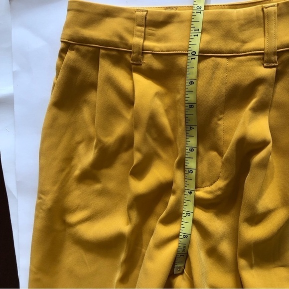 Sergio Hudson x Target Yellow High-Waist Wide Leg Tailored Trousers - Size XS - Picture 15 of 16